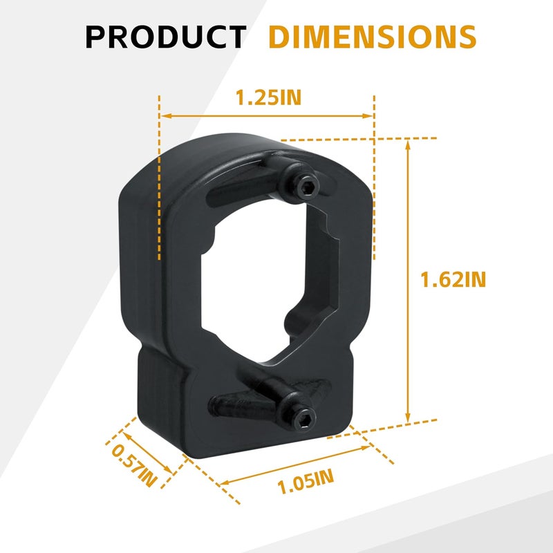 ascavs 2025 Upgrade DCN45RN Vinyl Siding Adaptor Tip for Dewalt Roofing Nailer Cordless 20v DCN45RND1, DCN45RNB (B style)2 Pack - Image 2